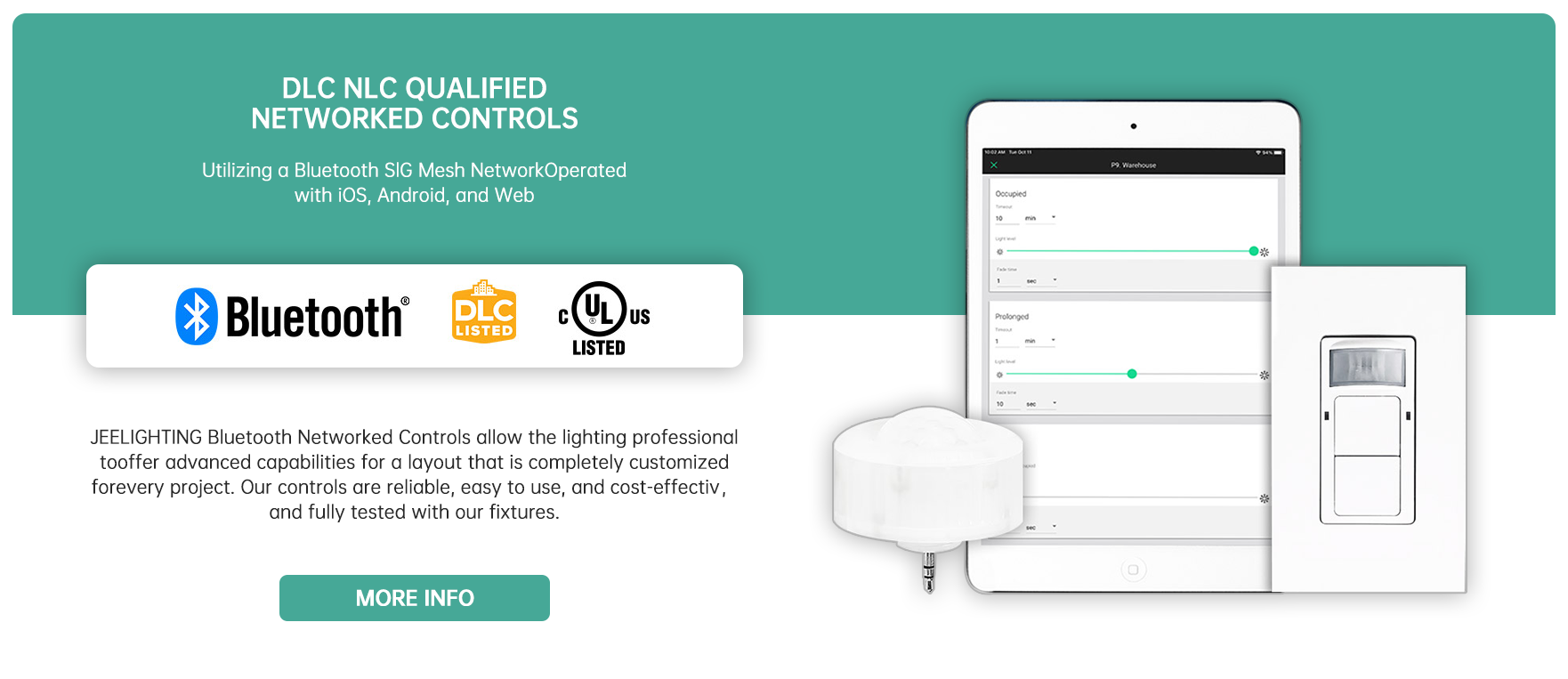Jeelighting Bluetooth Networked Controls